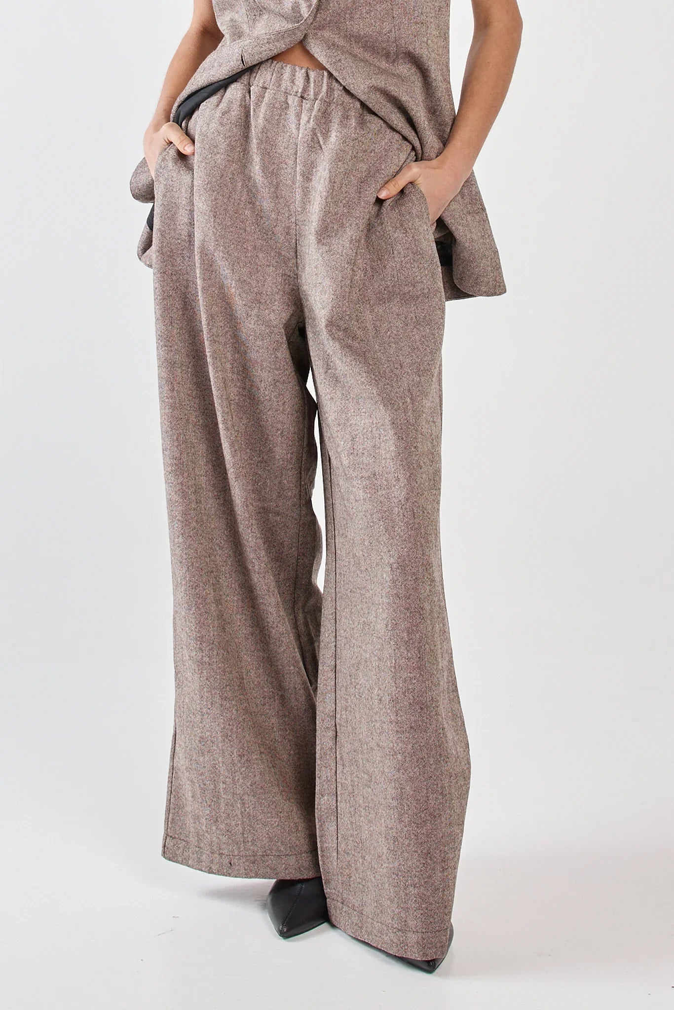 Thalia Pull On Pant - Chocolate Birdeye Brown