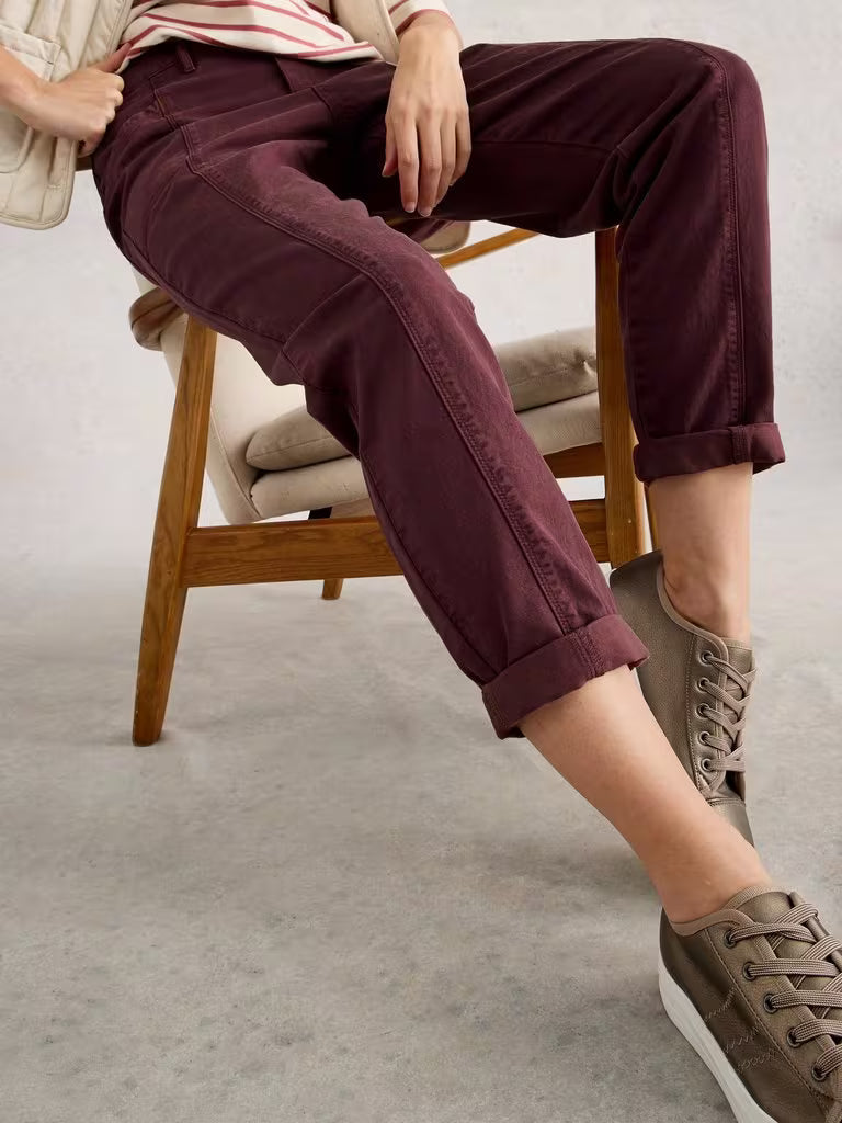 Thea Trouser - Dk Plum