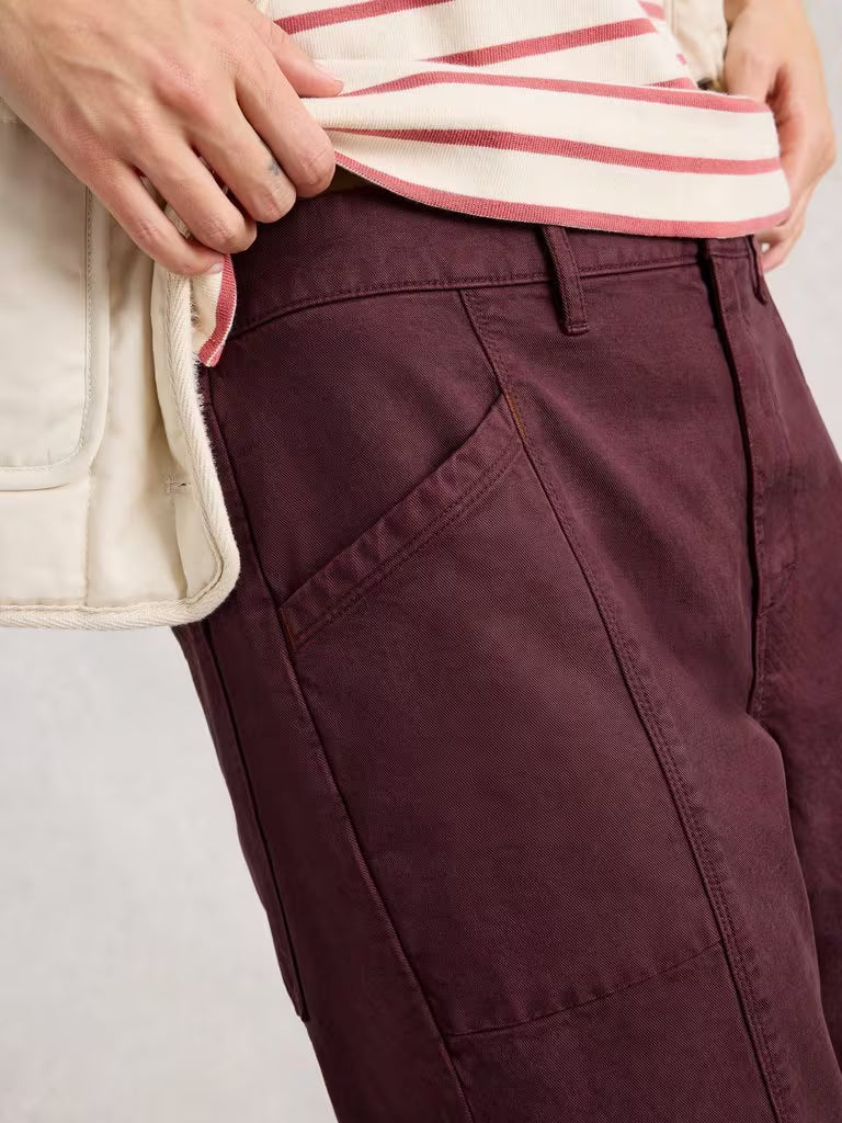 Thea Trouser - Dk Plum
