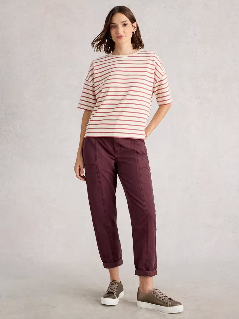 Thea Trouser - Dk Plum