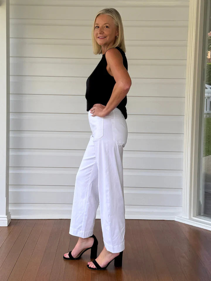 Marine Wide Leg Pant