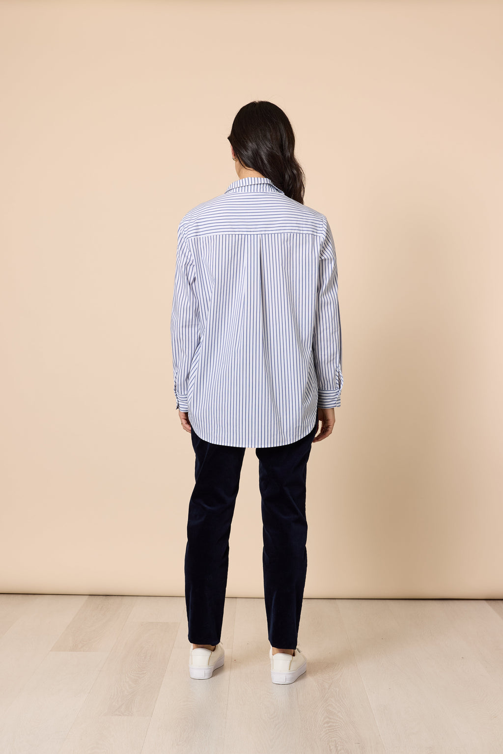 Heritage Stripe Shirt - Blue/White