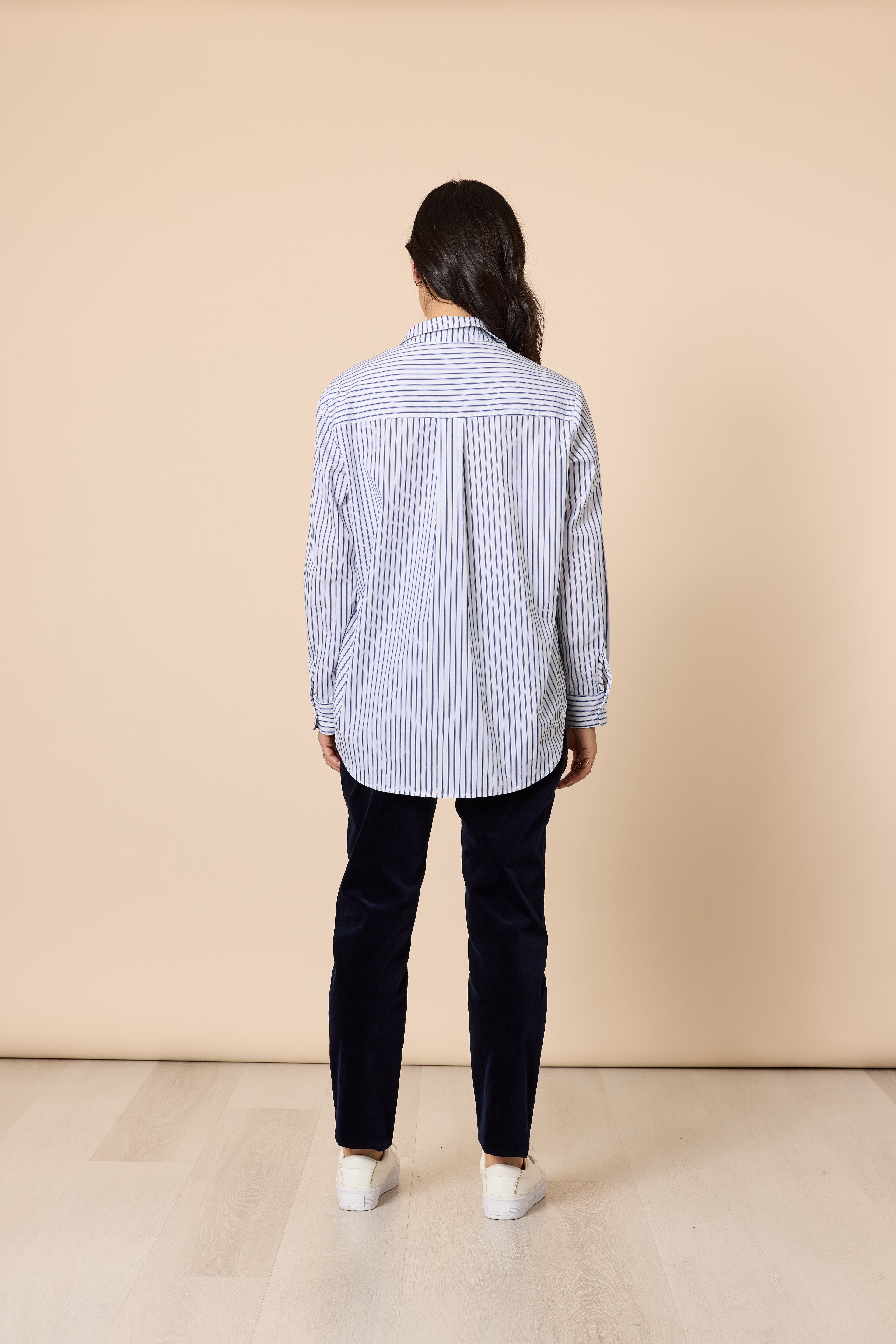 Heritage Stripe Shirt - Blue/White