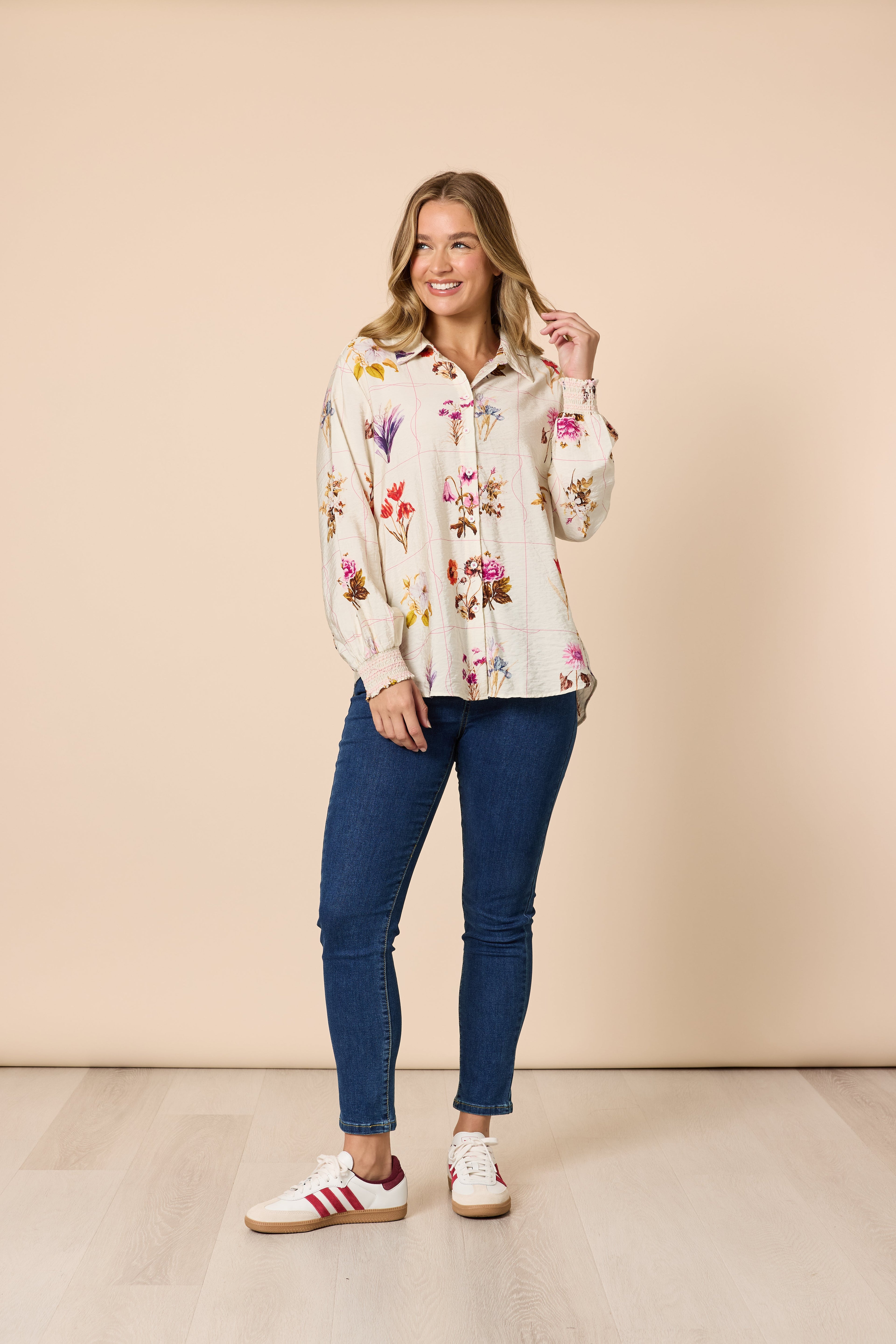 Central Park Shirt - Natural Multi