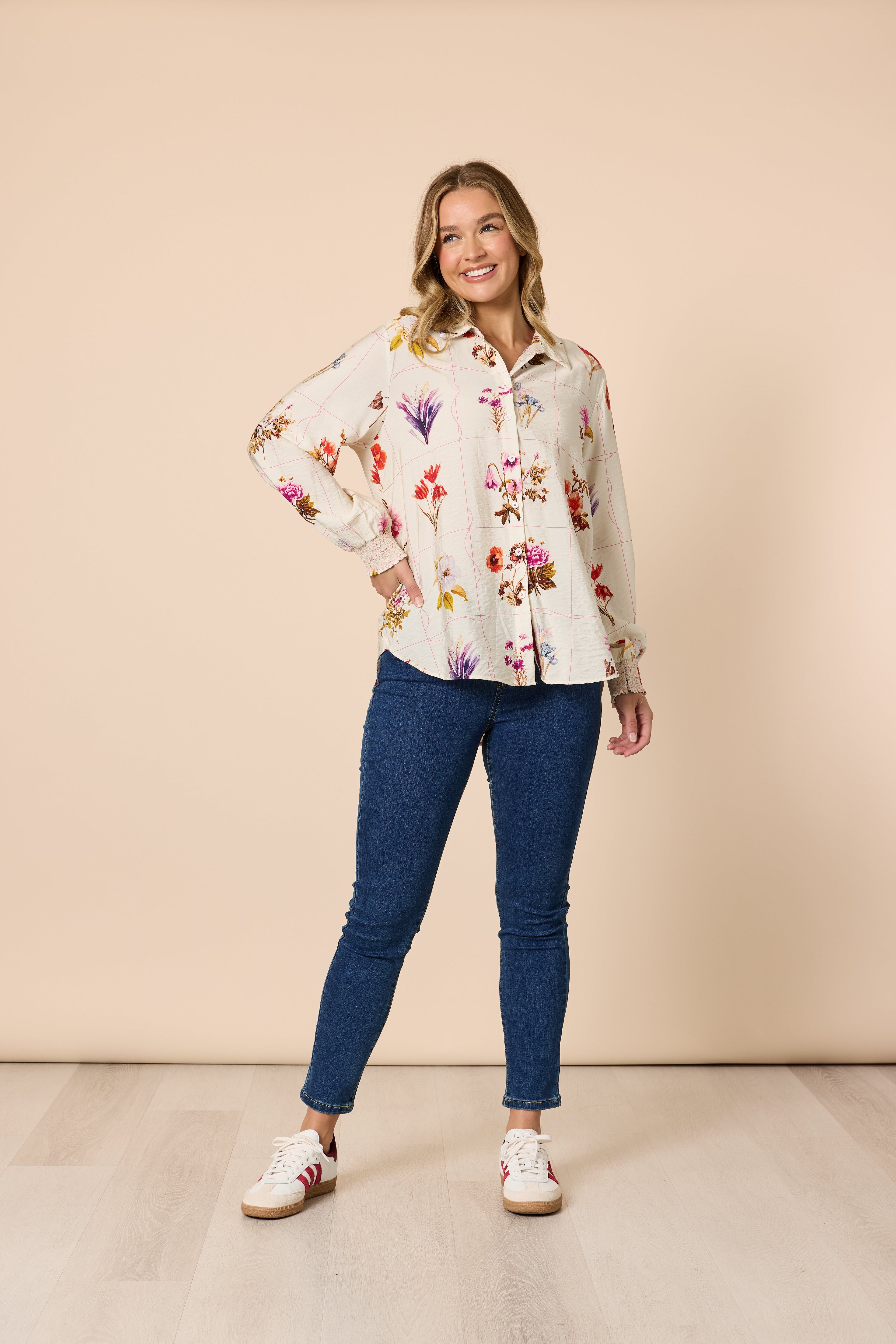 Central Park Shirt - Natural Multi