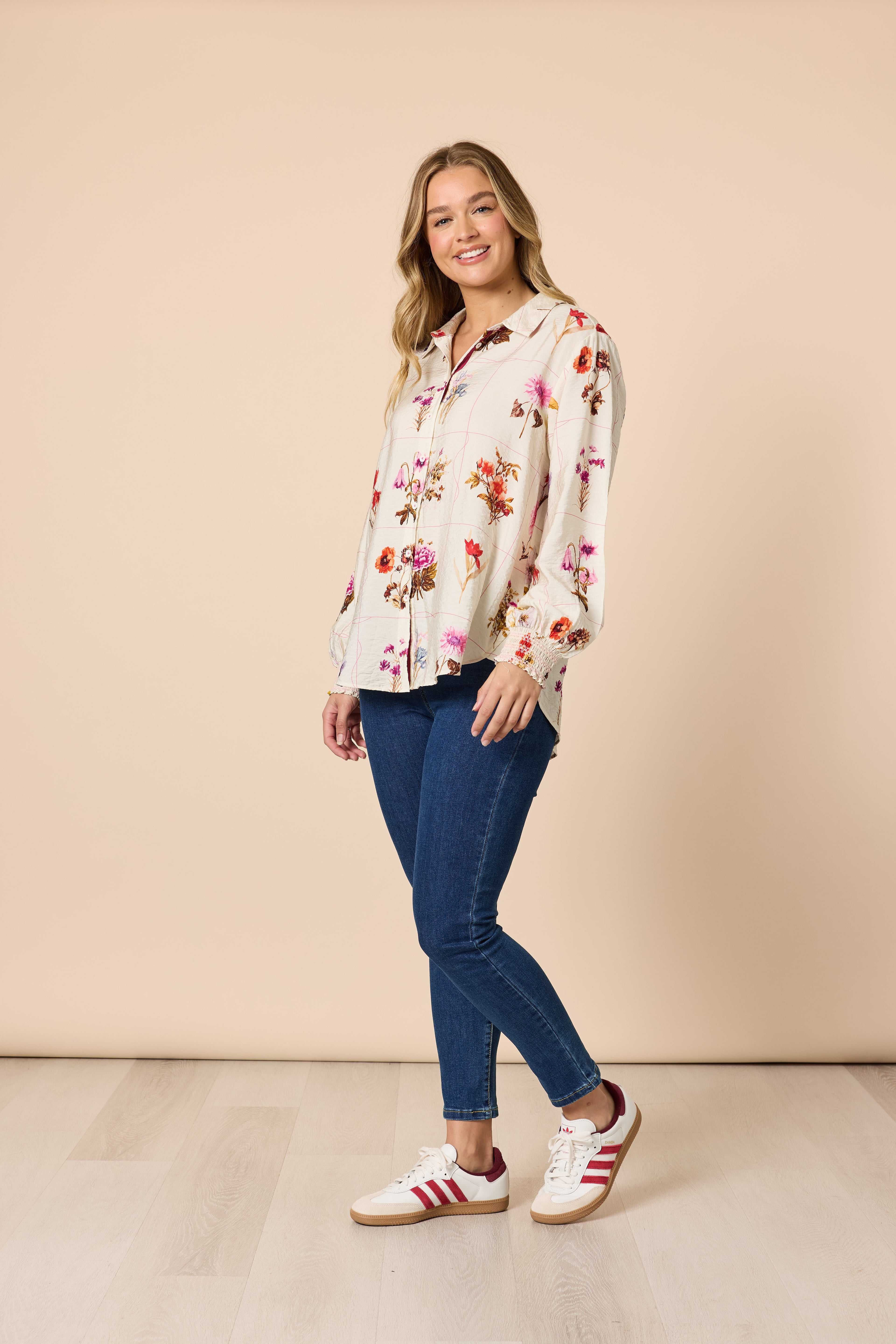 Central Park Shirt - Natural Multi