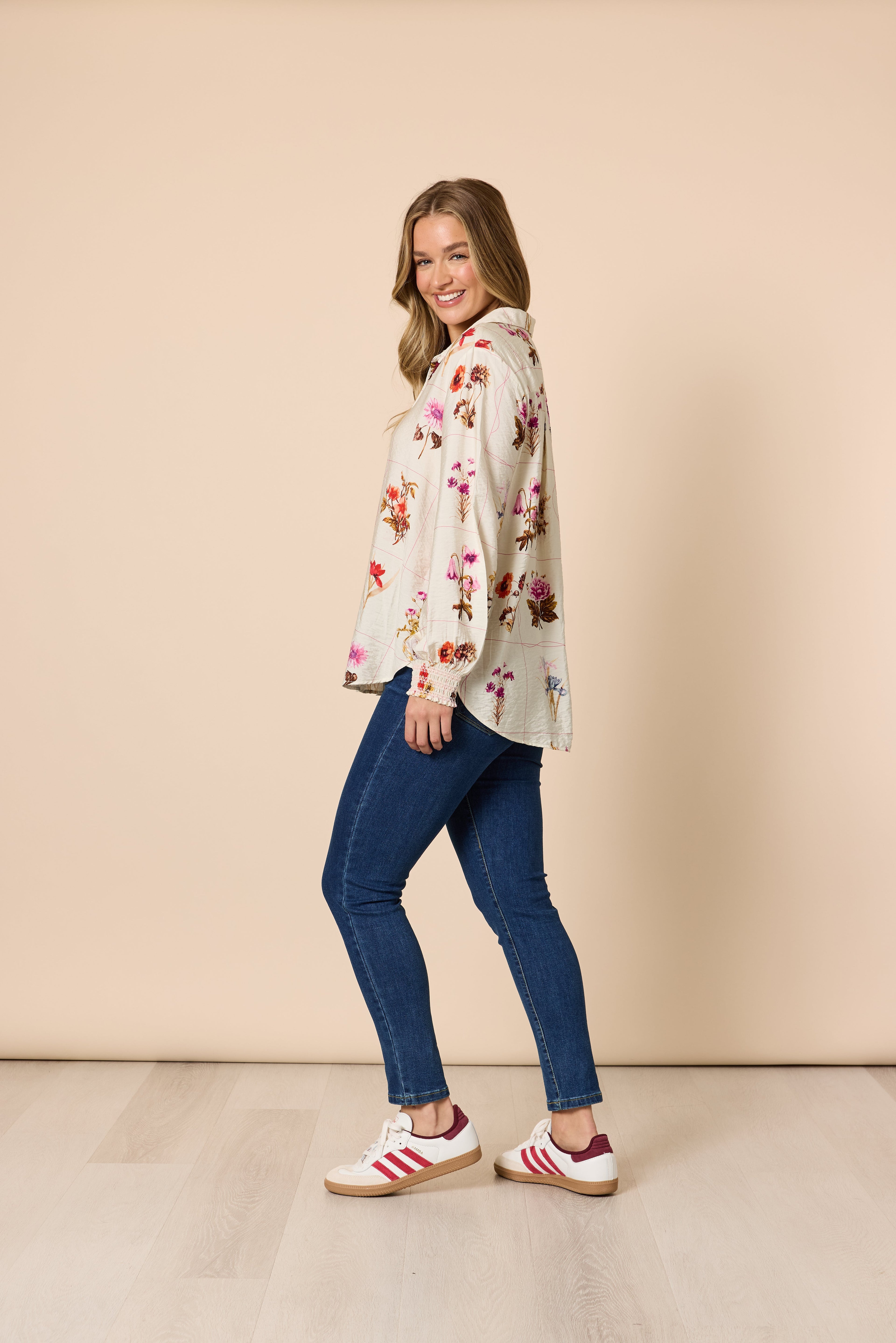 Central Park Shirt - Natural Multi