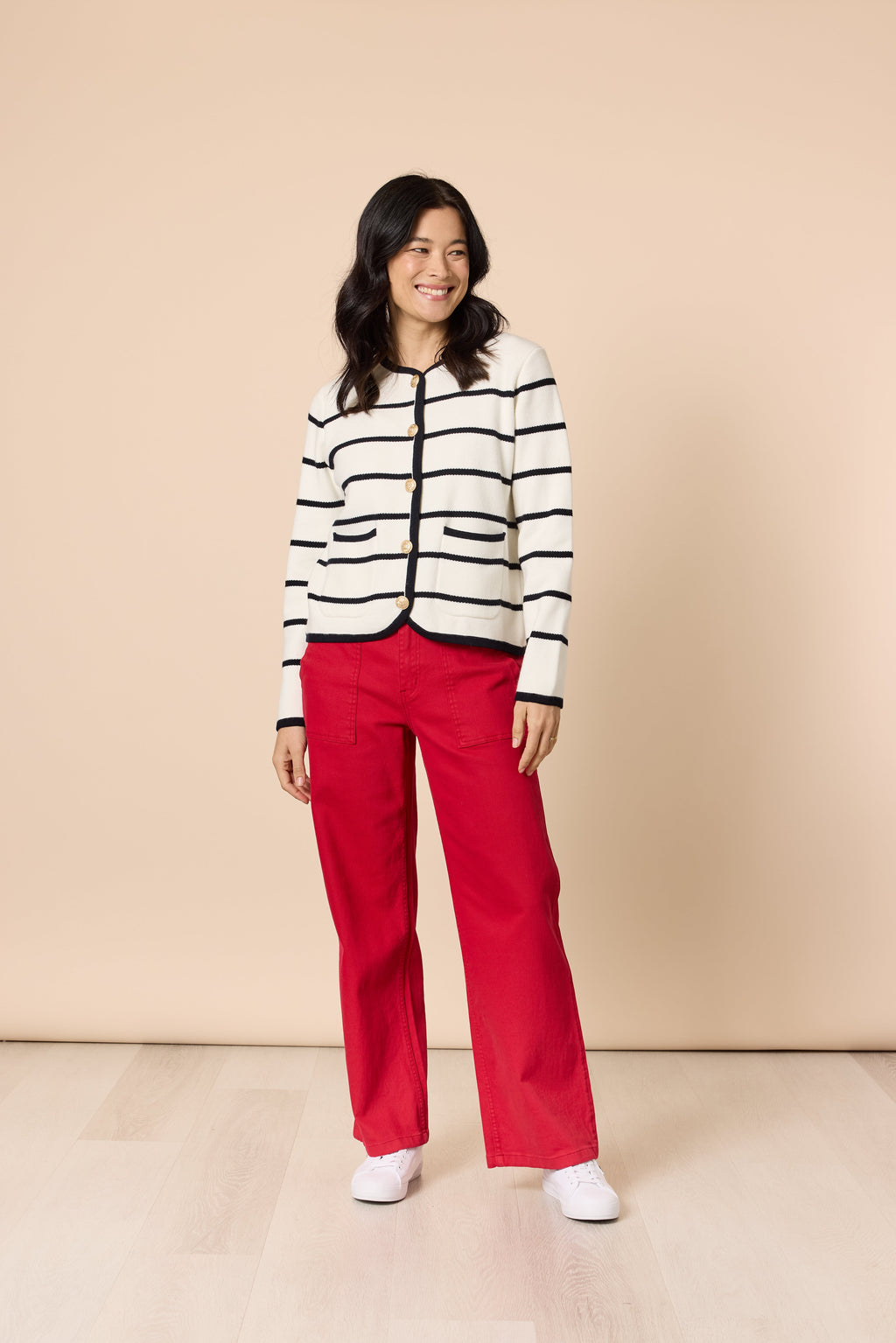 Hampton Stripe Cardigan