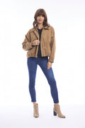 Bomber Jacket - Camel