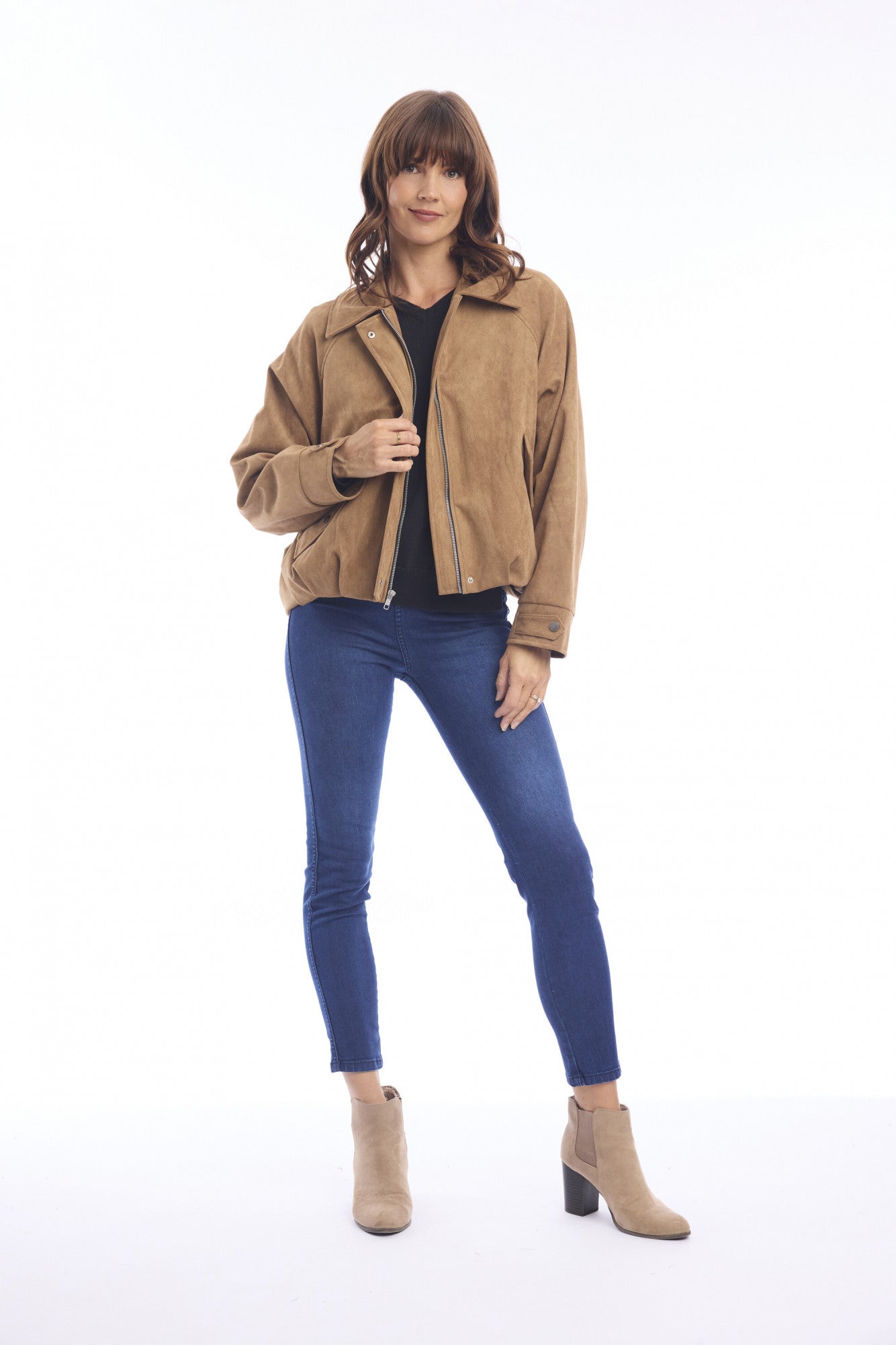 Bomber Jacket - Camel