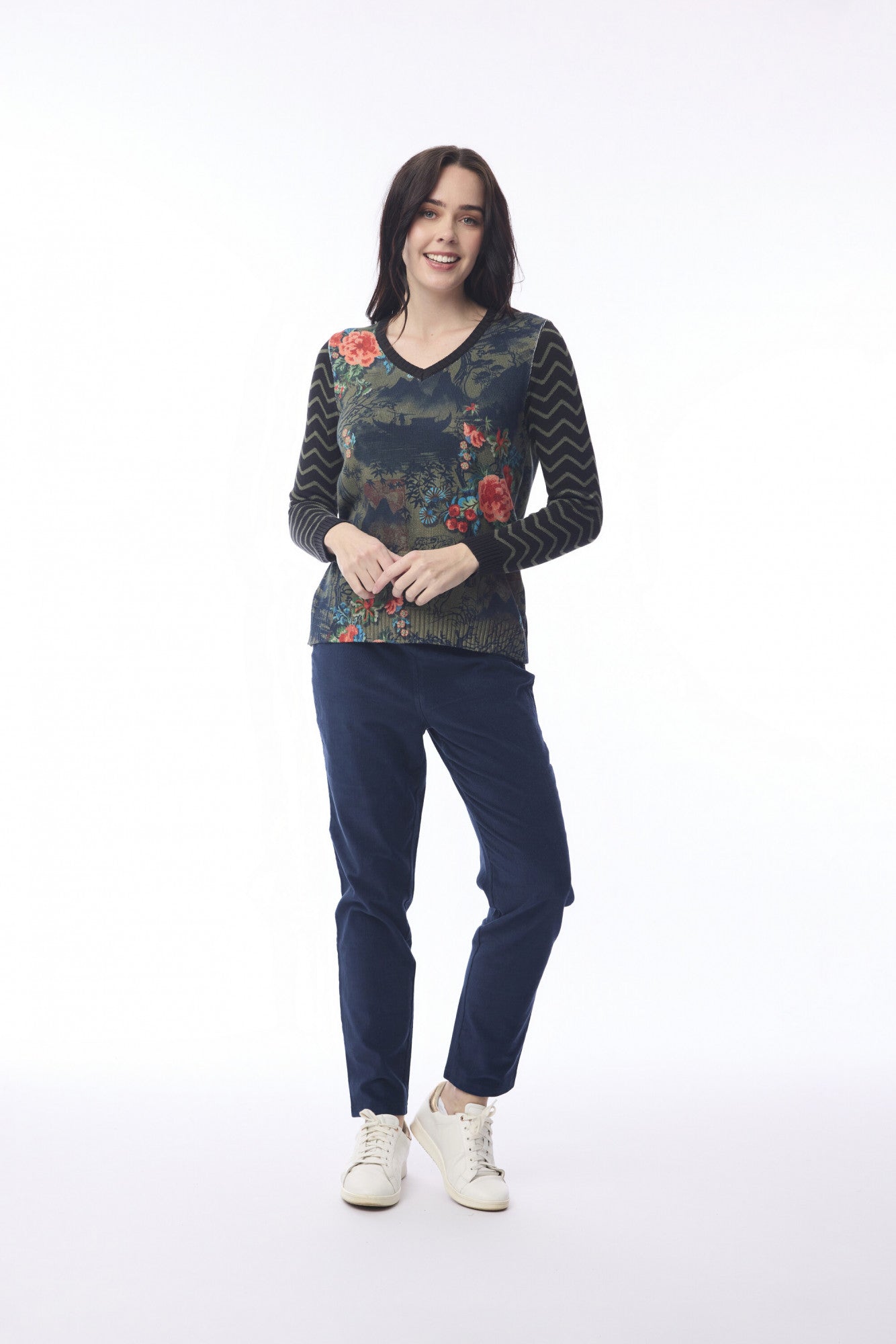 Keqioa Print Jumper