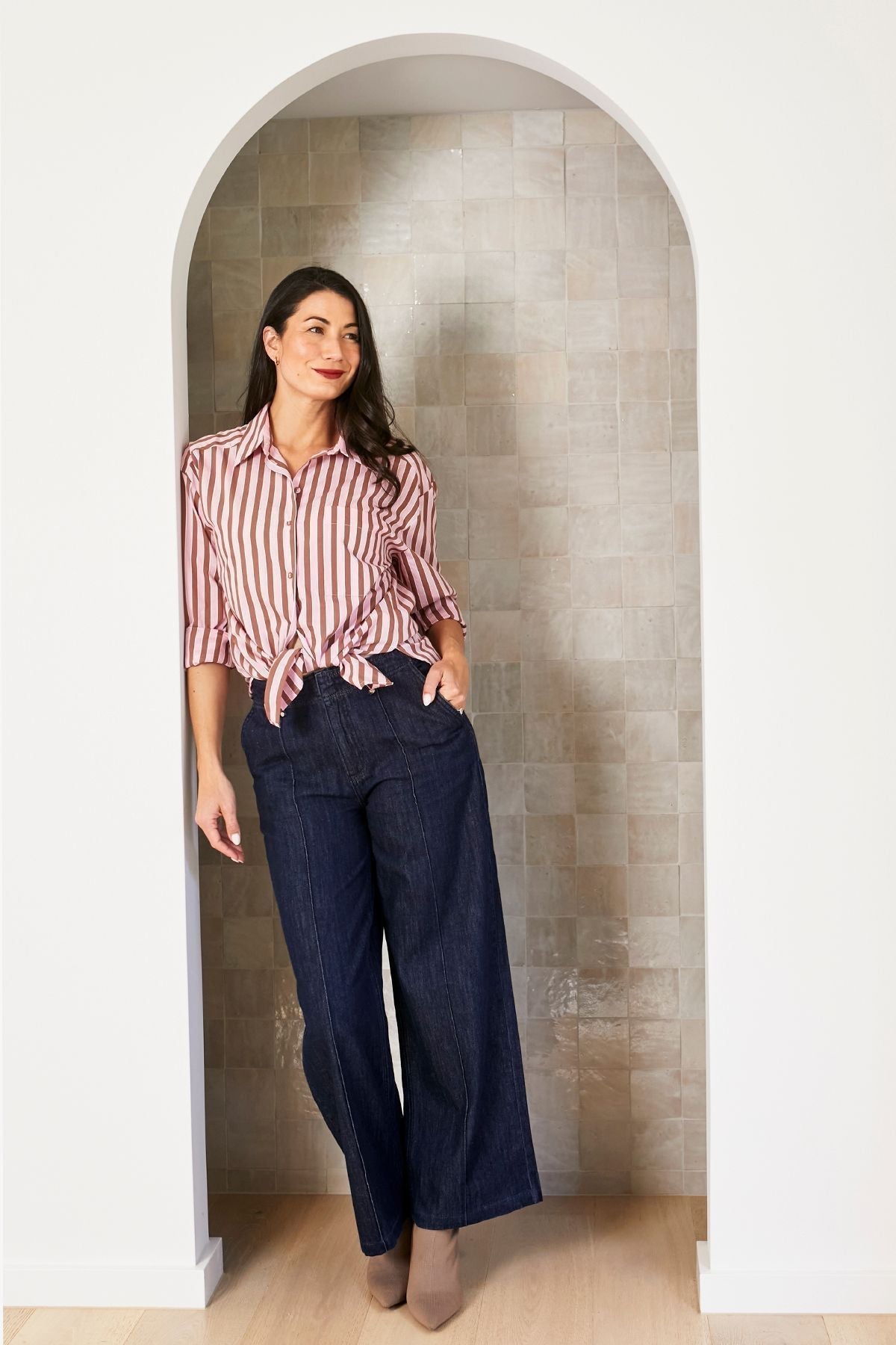 Ribbon Stripe Shirt