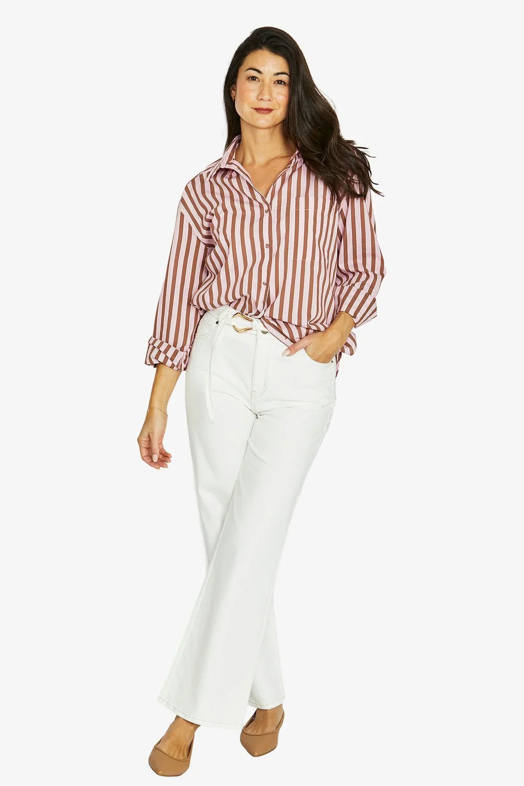 Ribbon Stripe Shirt