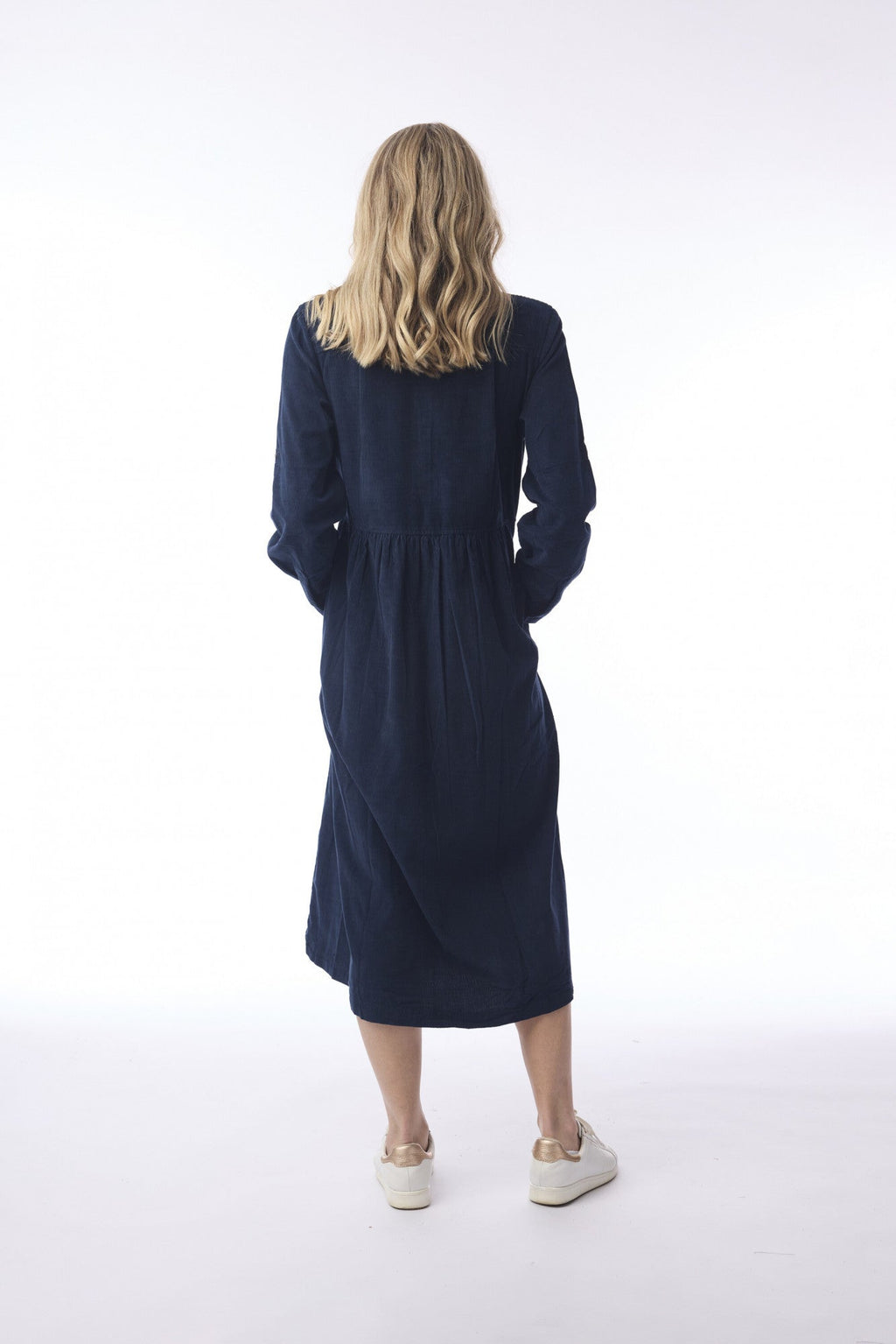 Cord Solid Dress