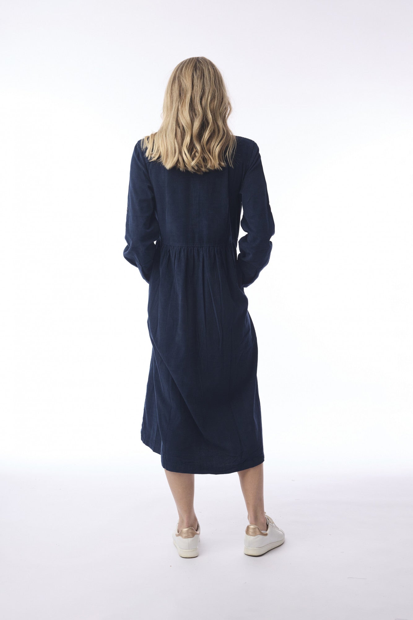 Cord Solid Dress