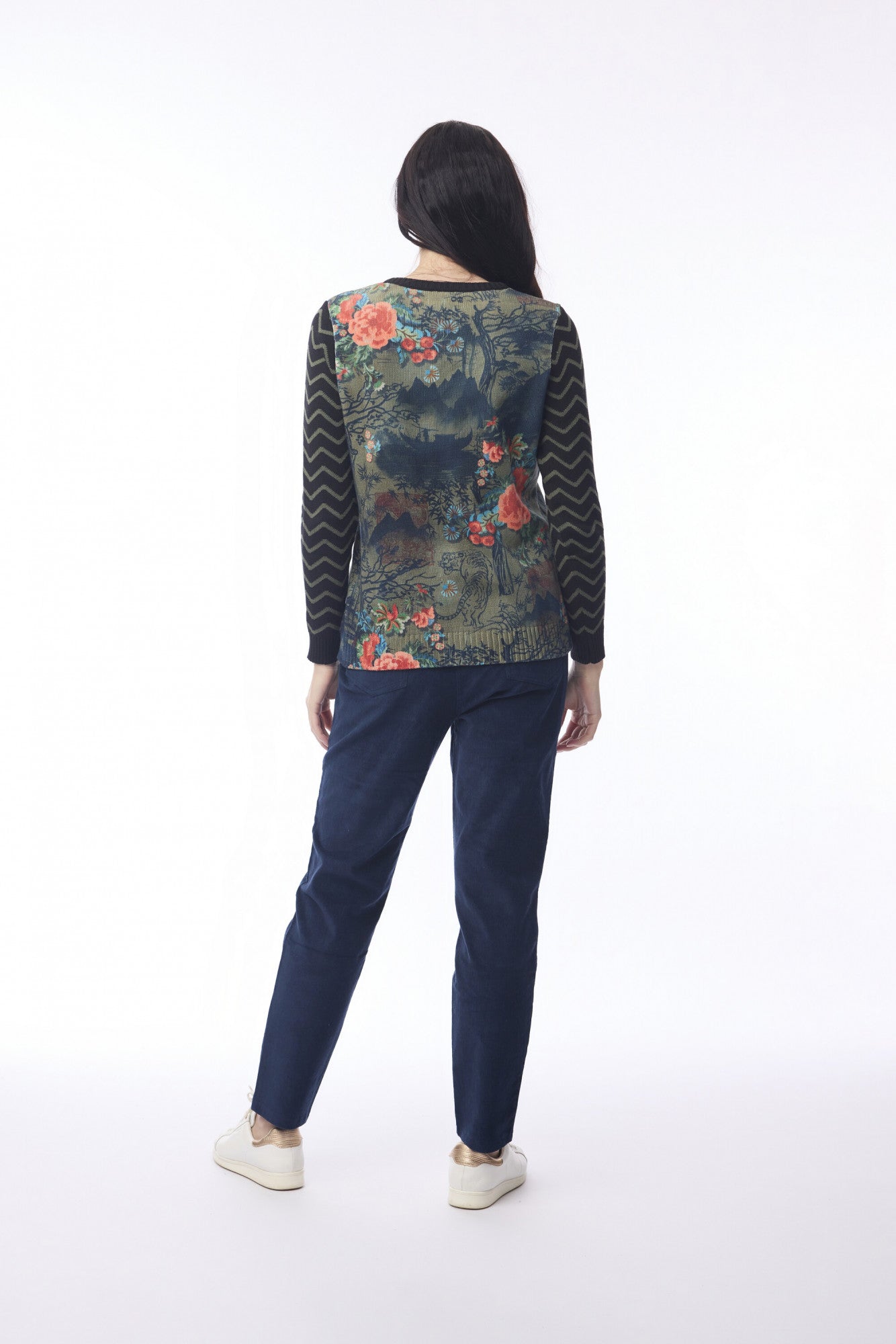 Keqioa Print Jumper