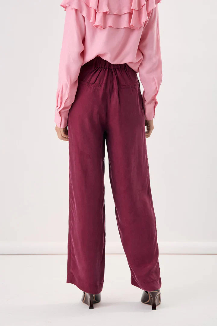 Lulu Pant - Burgundy