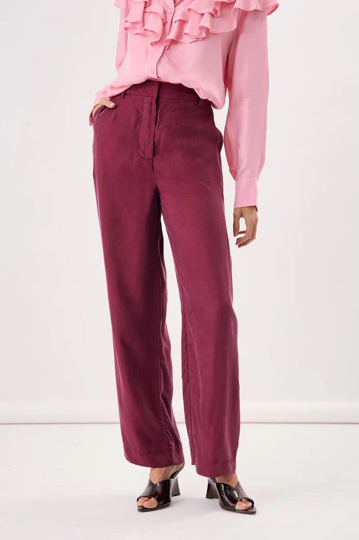 Lulu Pant - Burgundy