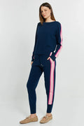 Navy Lenore Jogger