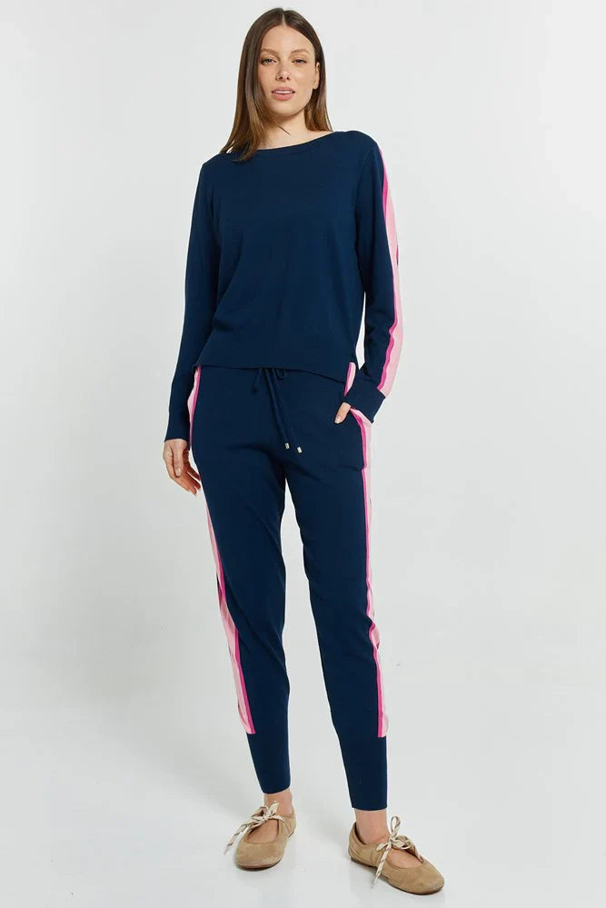 Navy Lenore Jogger