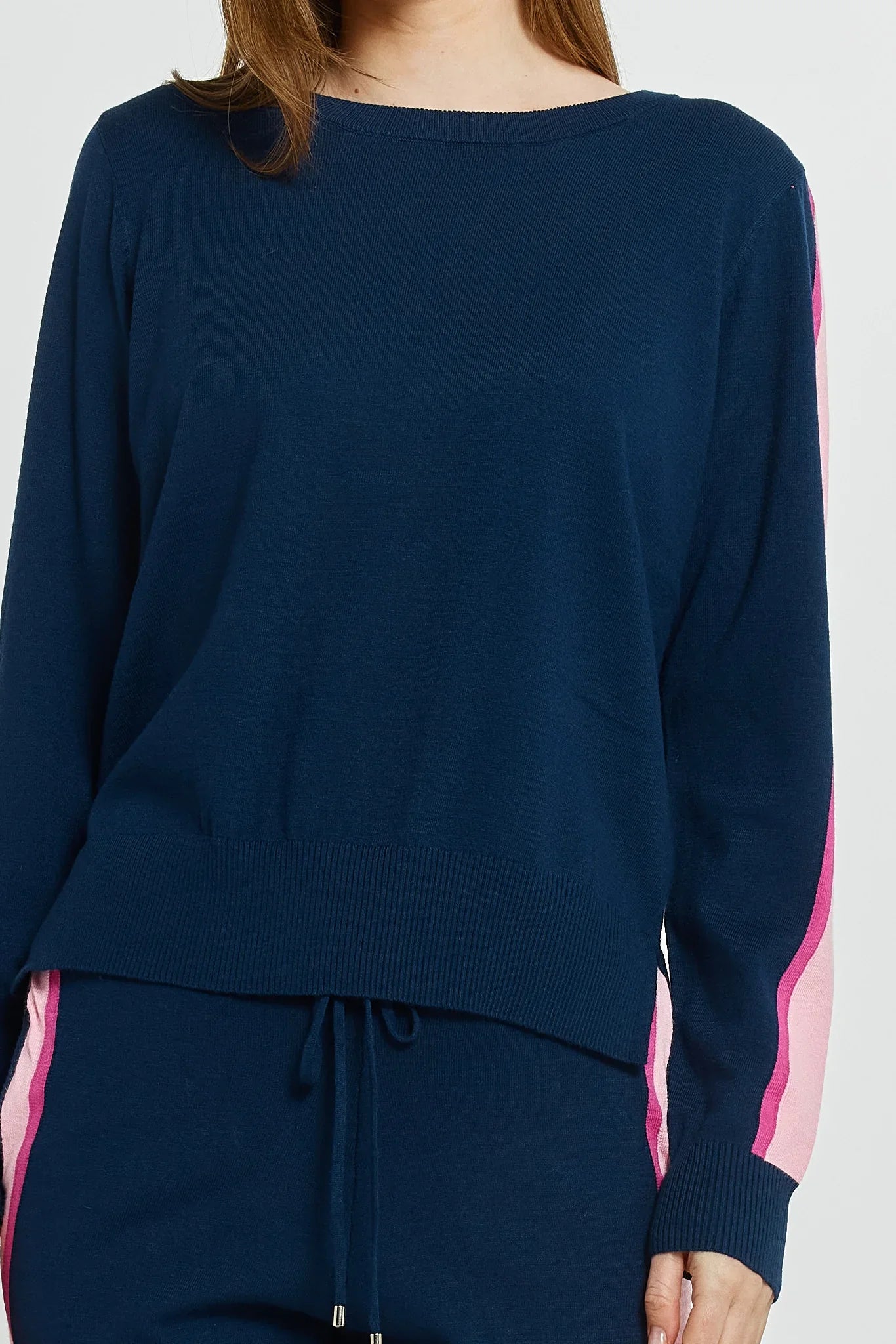 Navy Lenore Sweater