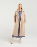 Camille Wool Blend Coat - Sable