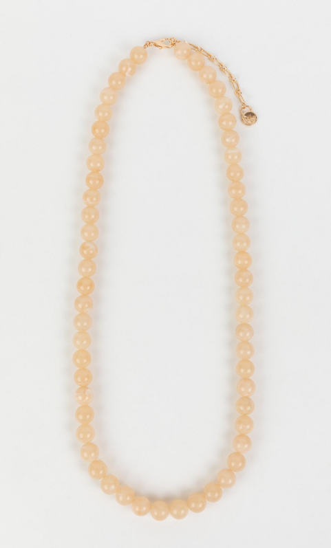 Dorie Necklace - Rose Marble