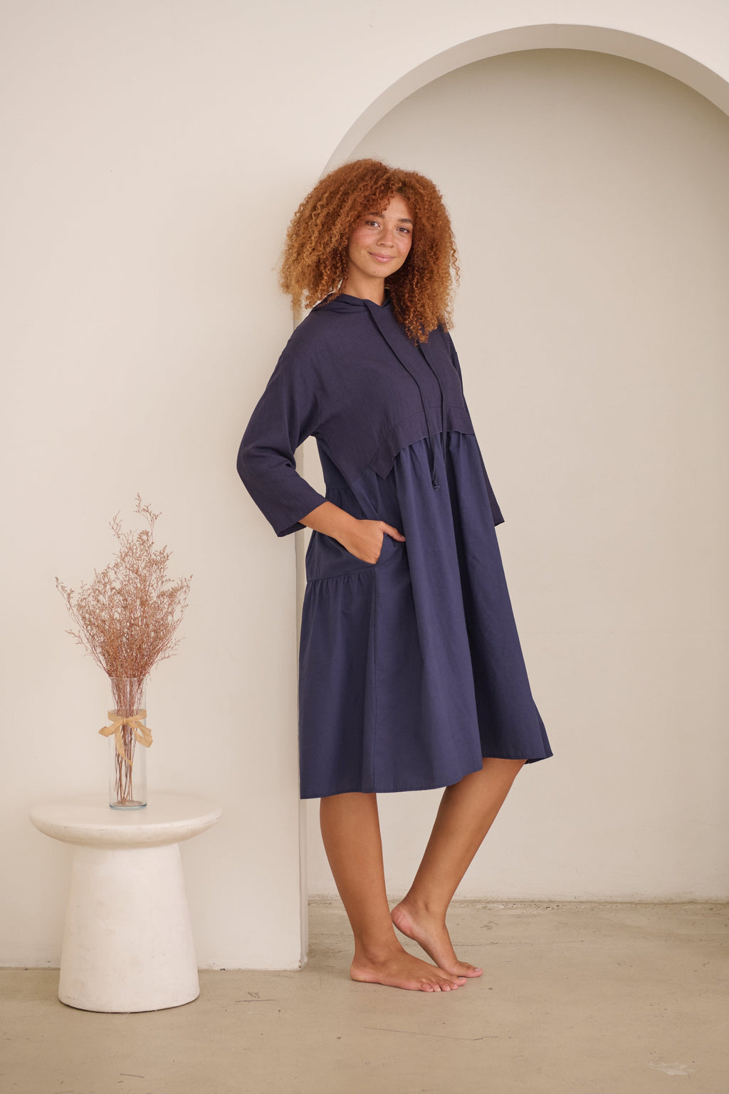 Layer Dress w/Hood