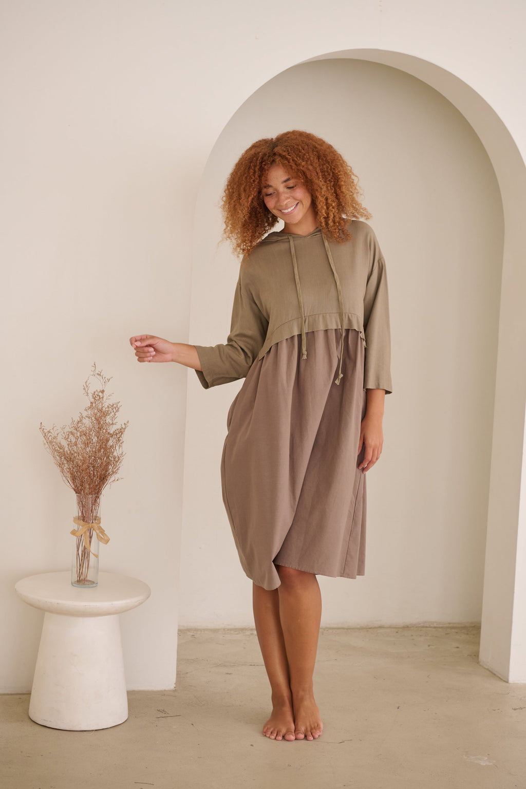 Layer Dress w/Hood