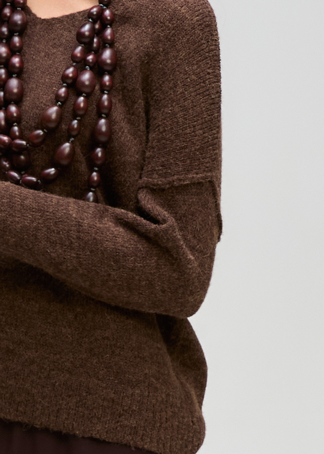 Fluffy V Neck Knit