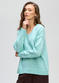 Fluffy V Neck Knit
