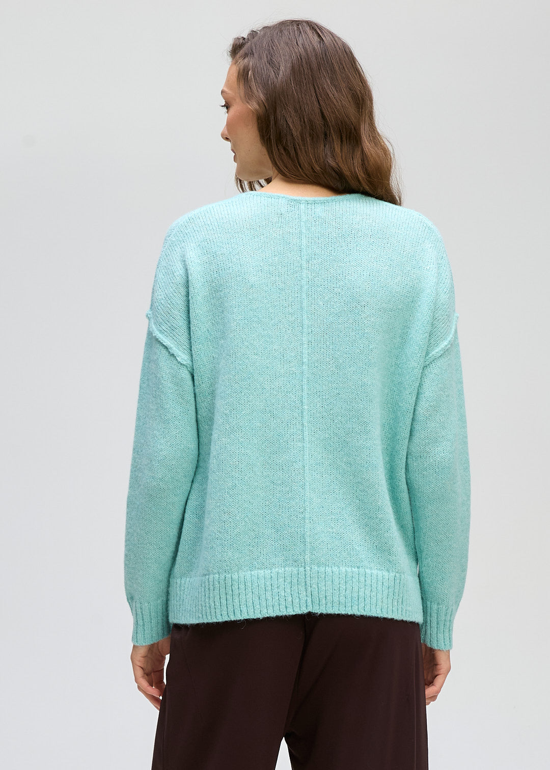 Fluffy V Neck Knit