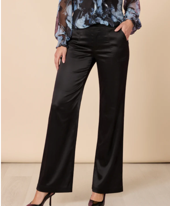 Tuxedo Flare Pant - Black