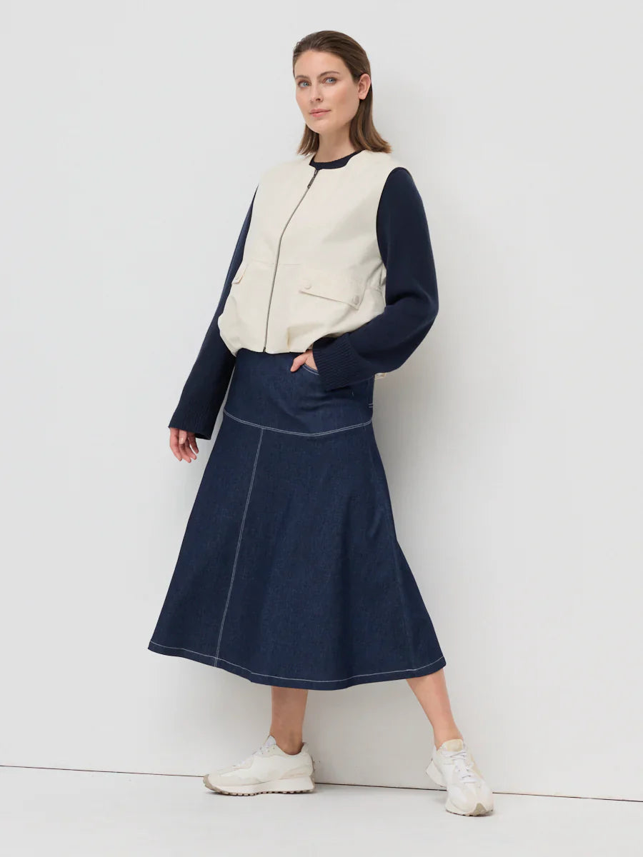 Urban Denim Flare Skirt