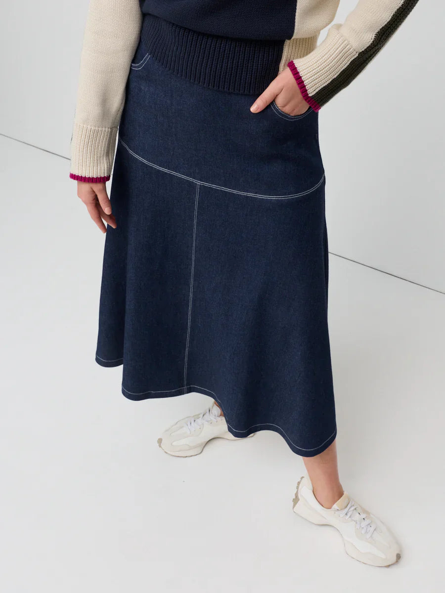 Urban Denim Flare Skirt