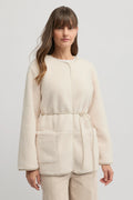 Yarra Trail Teddy Coat - Ecru