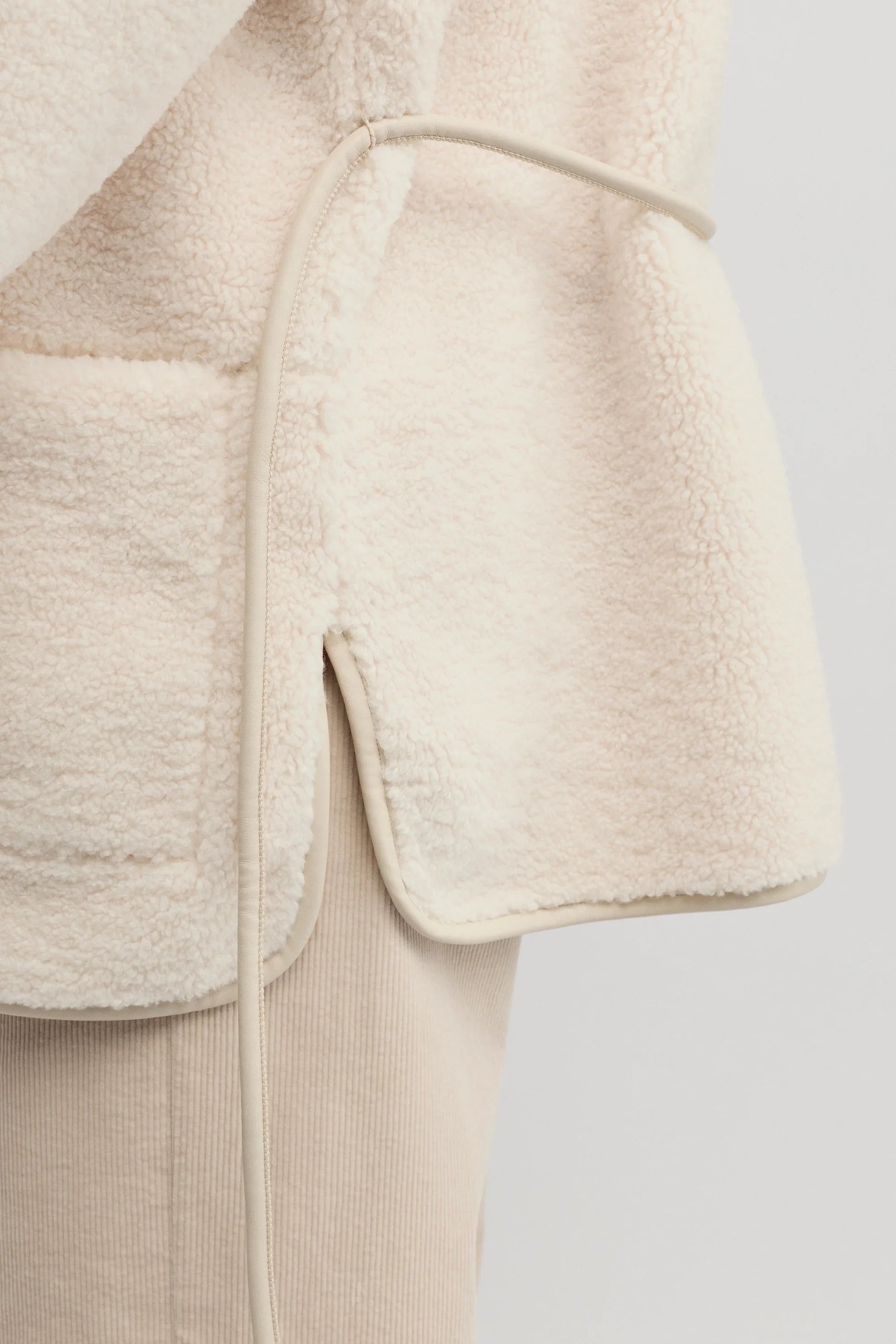 Yarra Trail Teddy Coat - Ecru