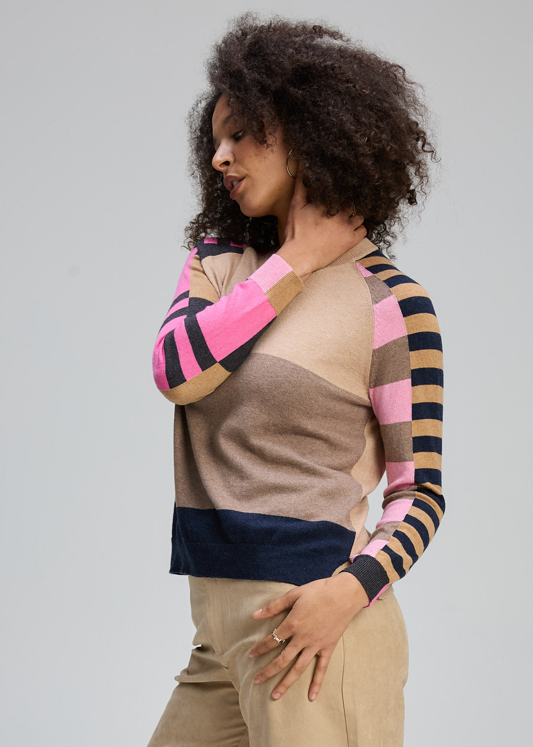 Colour Block Jumper