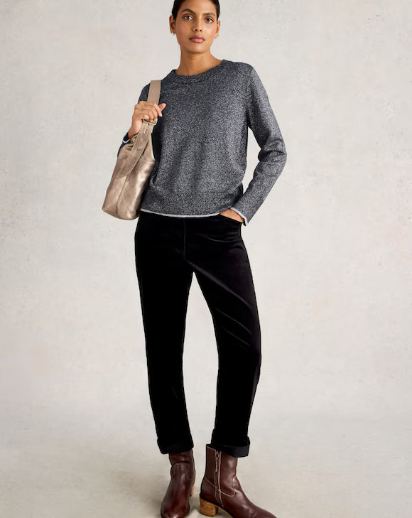 Katie Sparkle Jumper - Dk Navy