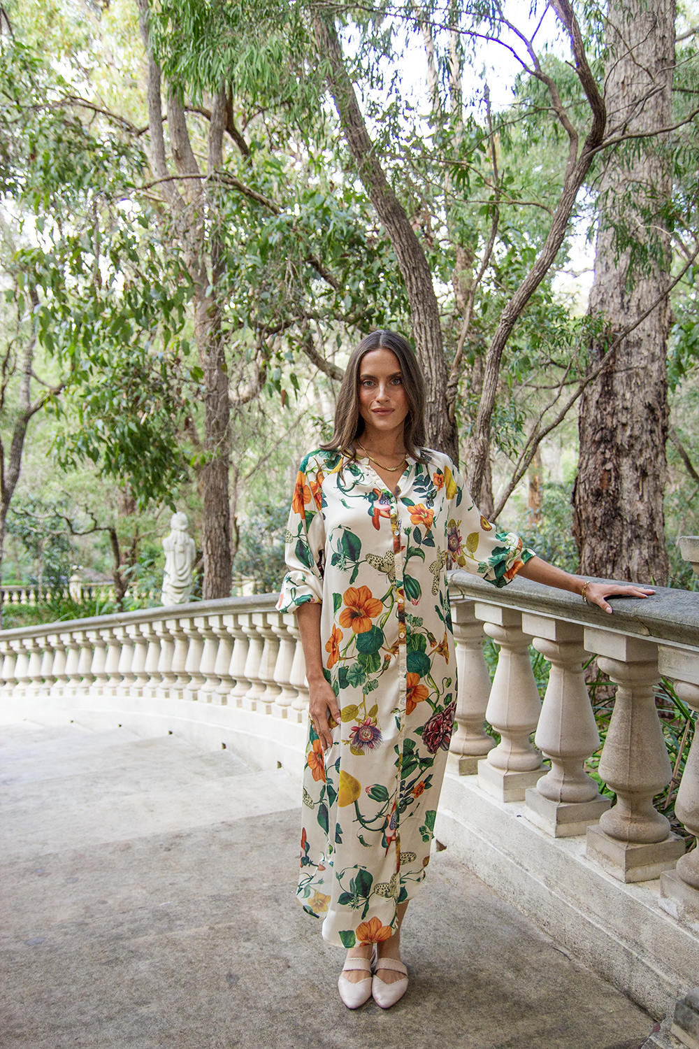 Evelyn Dress - Autumn Print