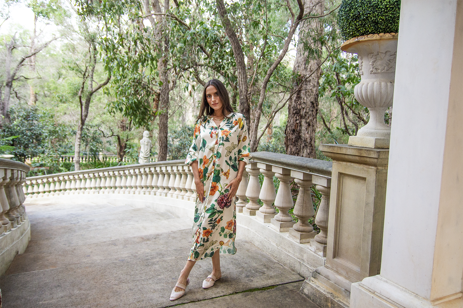 Evelyn Dress - Autumn Print